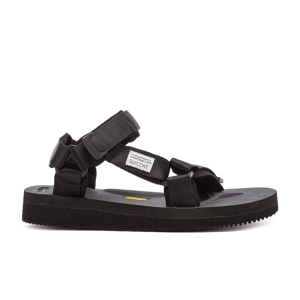 Black DEPA V2 Suicoke Sandals in Black